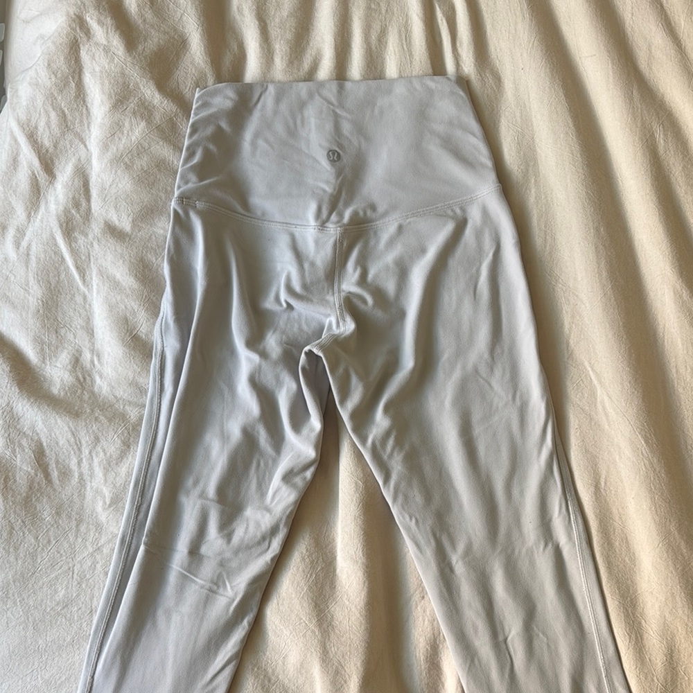Lululemon Athletica Gray Leggings Soft Matte Finish
